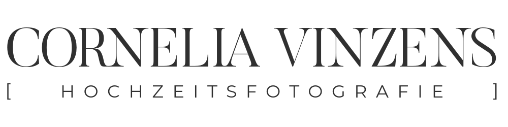 Logo Hochzeitsfotografie Cornelia Vinzens Black