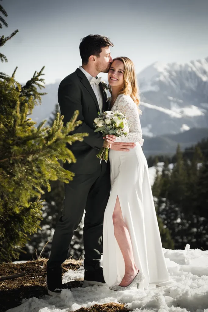 Flims Laax - Hochzeitsfotograf Graubünden - Brautpaarfotos10